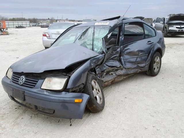 3VWSP69M73M062331 - 2003 VOLKSWAGEN JETTA GLS GRAY photo 2