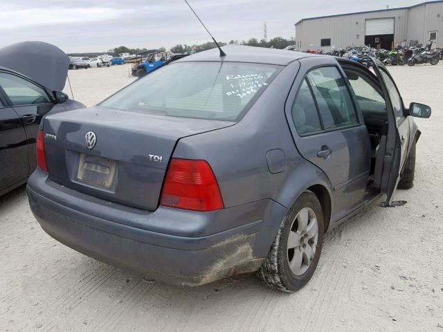 3VWSP69M73M062331 - 2003 VOLKSWAGEN JETTA GLS GRAY photo 4