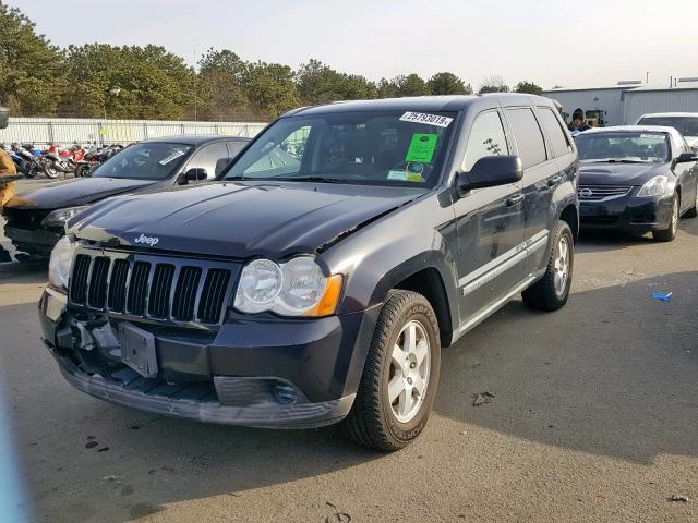 1J8GR48K68C153485 - 2008 JEEP GRAND CHER BLACK photo 2