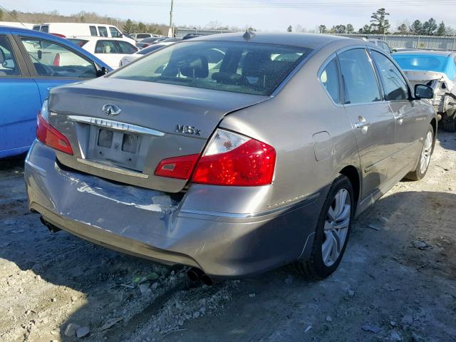 JNKAY01F88M652352 - 2008 INFINITI M35 BASE SILVER photo 4