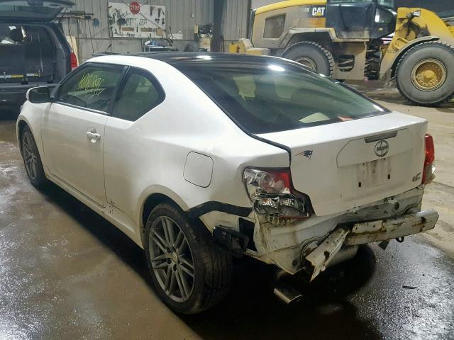 JTKJF5C76D3048818 - 2013 TOYOTA SCION TC 白色 照片 3