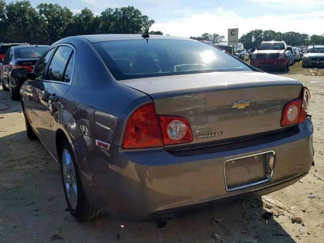1G1ZC5EB8AF237848 - 2010 CHEVROLET MALIBU 1LT ყავისფერი ფოტო 3