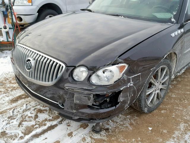 2G4WN58C981181571 - 2008 BUICK LACROSSE S BROWN photo 9