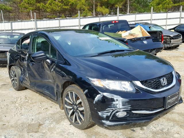 2HGFB2F93FH539742 - 2015 HONDA CIVIC EXL BLACK photo 1