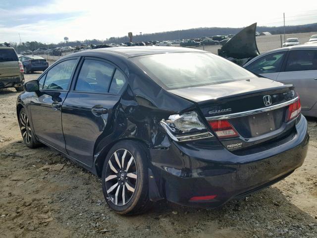 2HGFB2F93FH539742 - 2015 HONDA CIVIC EXL BLACK photo 3