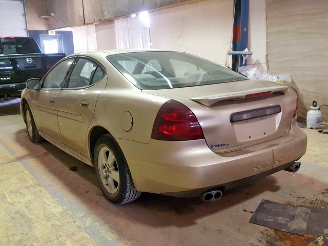 2G2WS522851281593 - 2005 PONTIAC GRAND PRIX GOLD photo 3