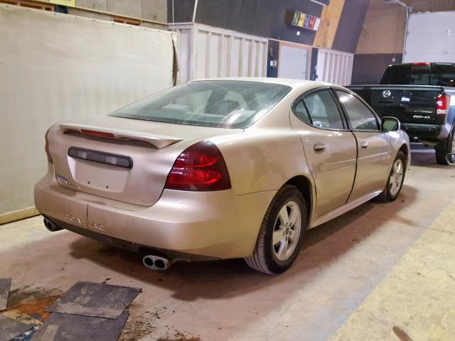 2G2WS522851281593 - 2005 PONTIAC GRAND PRIX GOLD photo 4