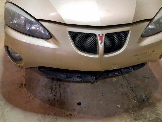 2G2WS522851281593 - 2005 PONTIAC GRAND PRIX GOLD photo 9