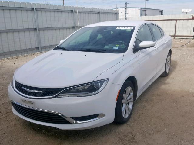 1C3CCCAB2FN690162 - 2015 CHRYSLER 200 LIMITE WHITE photo 2