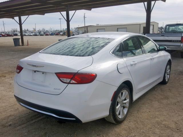 1C3CCCAB2FN690162 - 2015 CHRYSLER 200 LIMITE WHITE photo 4