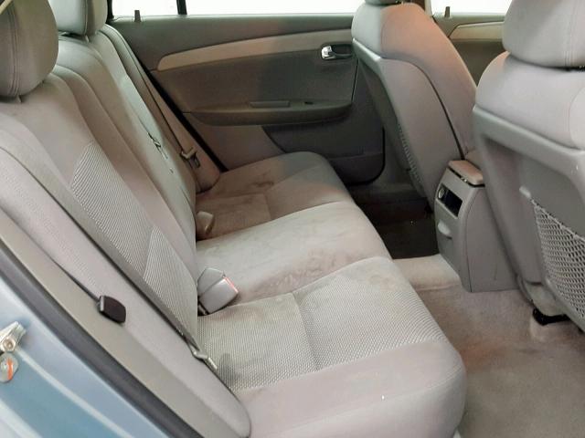 1G1ZG57B89F167801 - 2009 CHEVROLET MALIBU LS GRAY photo 6