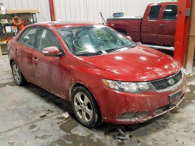 KNAFU4A2XA5310258 - 2010 KIA FORTE EX RED photo 1