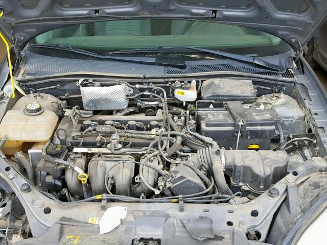 1FAFP34N37W289868 - 2007 FORD FOCUS ZX4 CHARCOAL photo 7