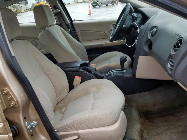 2G2WP542041316382 - 2004 PONTIAC GRAND PRIX BEIGE photo 5