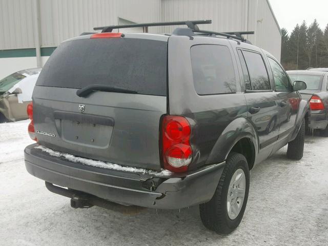 1D4HB48N74F218270 - 2004 DODGE DURANGO SL SILVER photo 4