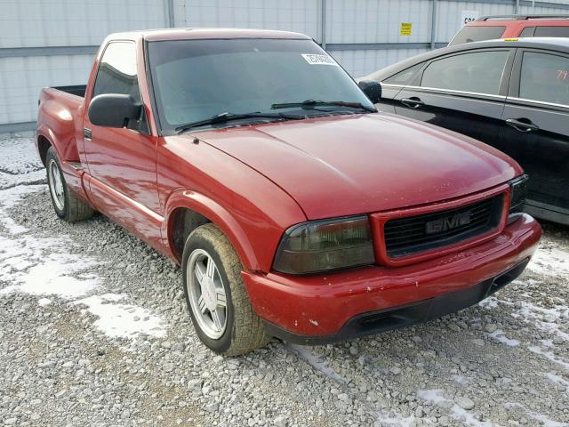 1GTCS1443X8519226 - 1999 GMC SONOMA RED photo 1