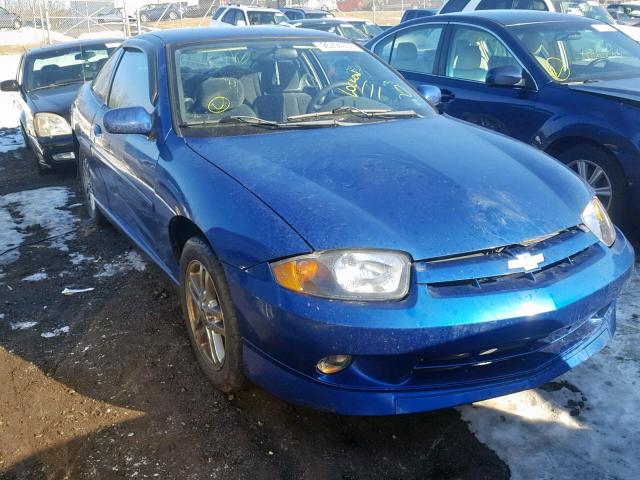 1G1JH12F237219910 - 2003 CHEVROLET CAVALIER L BLUE photo 1