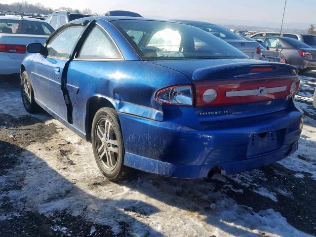 1G1JH12F237219910 - 2003 CHEVROLET CAVALIER L BLUE photo 3