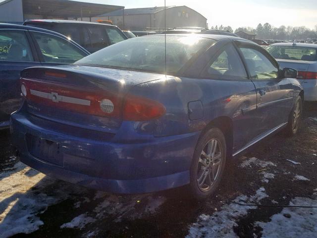 1G1JH12F237219910 - 2003 CHEVROLET CAVALIER L BLUE photo 4