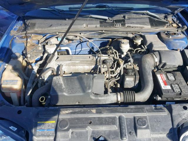 1G1JH12F237219910 - 2003 CHEVROLET CAVALIER L BLUE photo 7