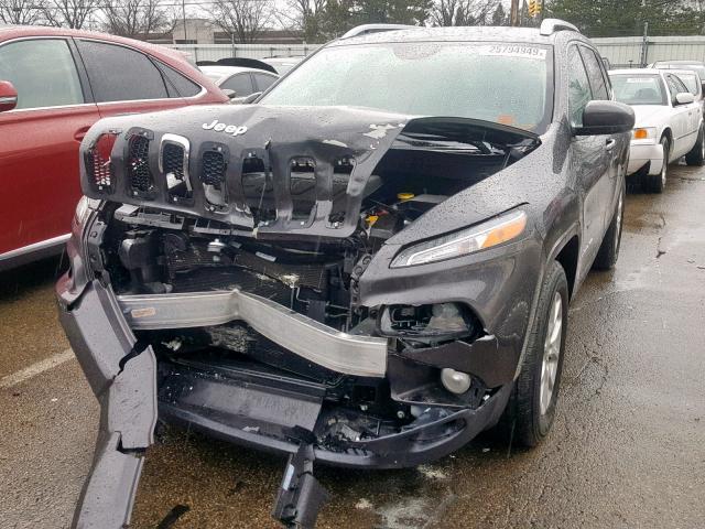 1C4PJMCS4GW321448 - 2016 JEEP CHEROKEE L GRAY photo 2