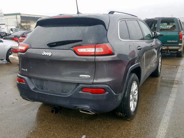 1C4PJMCS4GW321448 - 2016 JEEP CHEROKEE L GRAY photo 4