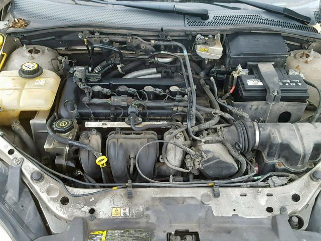 1FAFP34N76W214928 - 2006 FORD FOCUS ZX4 TAN photo 7