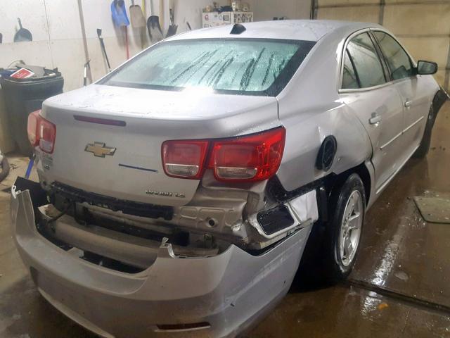 1G11B5SL4EF217891 - 2014 CHEVROLET MALIBU LS SILVER photo 4