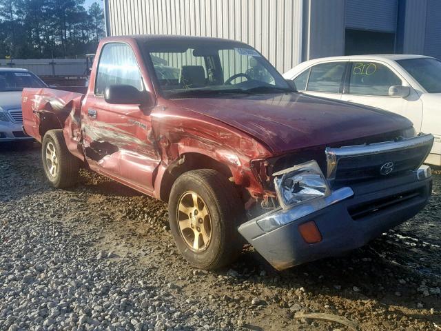 5TENL42N7YZ705208 - 2000 TOYOTA TACOMA RED photo 1