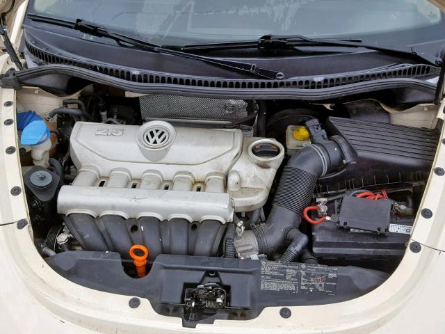 3VWPW31C07M507864 - 2007 VOLKSWAGEN NEW BEETLE Krem foto 7