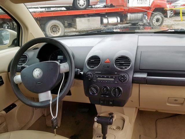 3VWPW31C07M507864 - 2007 VOLKSWAGEN NEW BEETLE Krem foto 9