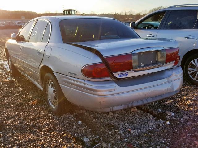 1G4HR54KXYU153387 - 2000 BUICK LESABRE LI SILVER photo 3