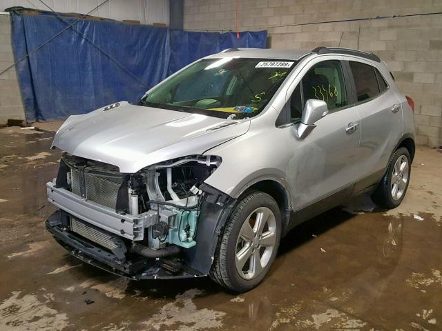 KL4CJESB2FB216493 - 2015 BUICK ENCORE SILVER photo 2