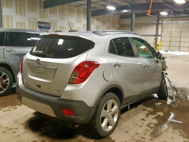 KL4CJESB2FB216493 - 2015 BUICK ENCORE SILVER photo 4