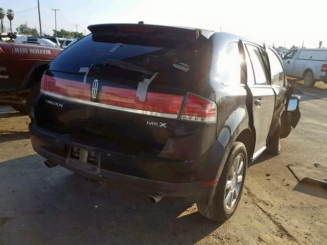 2LMDU68C87BJ02548 - 2007 LINCOLN MKX BLACK photo 4