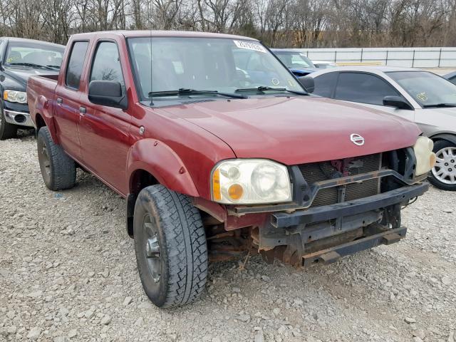 1N6ED27TX4C401563 - 2004 NISSAN FRONTIER C MAROON photo 1