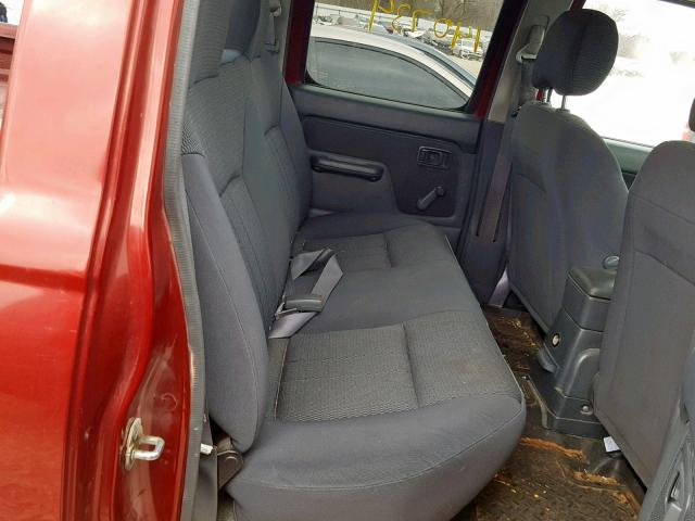 1N6ED27TX4C401563 - 2004 NISSAN FRONTIER C MAROON photo 6