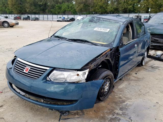 1G8AJ55FX7Z105141 - 2007 SATURN ION LEVEL GREEN photo 2