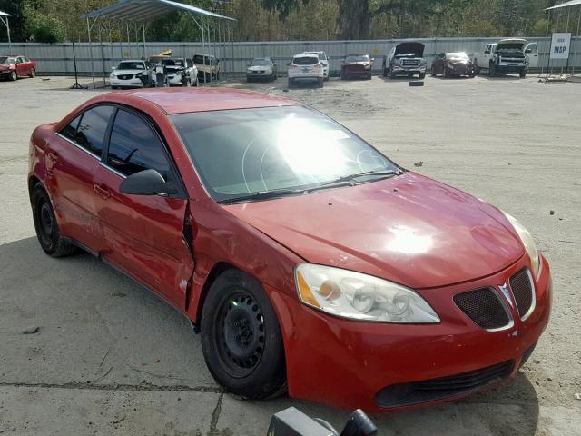 1G2ZF55B864242473 - 2006 PONTIAC G6 SE RED photo 1