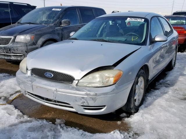 1FAFP56U76A187226 - 2006 FORD TAURUS SEL SILVER photo 2