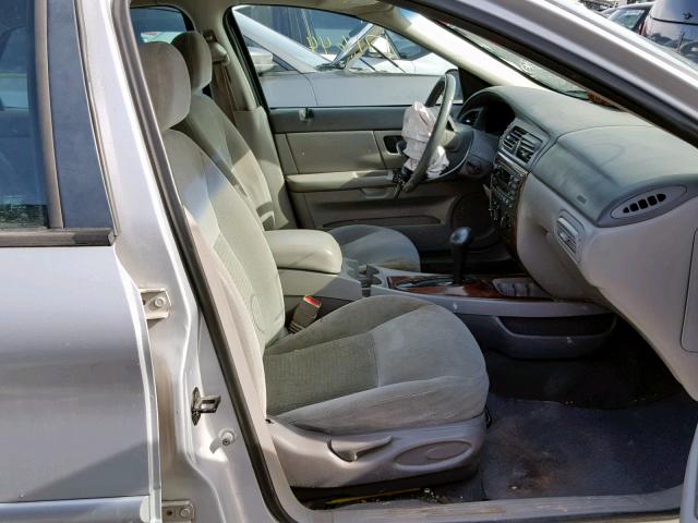 1FAFP56U76A187226 - 2006 FORD TAURUS SEL SILVER photo 5