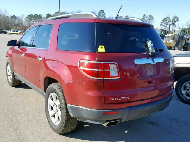 5GZER23747J172244 - 2007 SATURN OUTLOOK XR RED photo 3