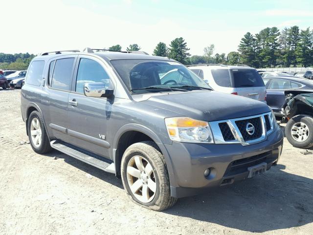 5N1AA08C68N605098 - 2008 NISSAN ARMADA SE GRAY photo 1