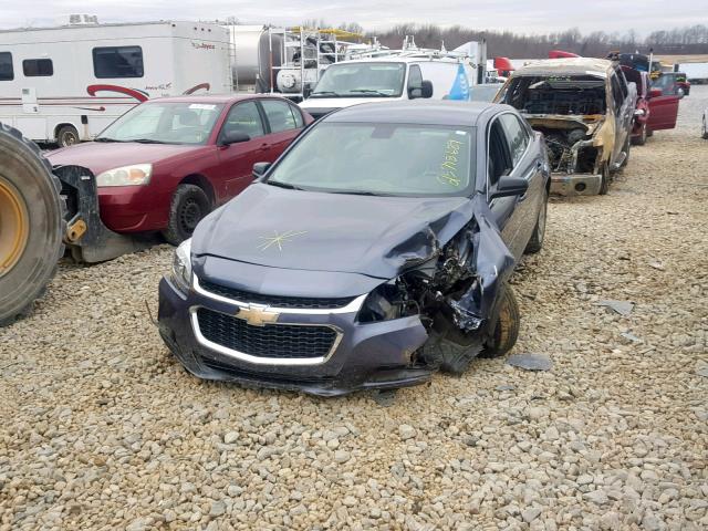 1G11B5SLXFF294461 - 2015 CHEVROLET MALIBU LS BLUE photo 2