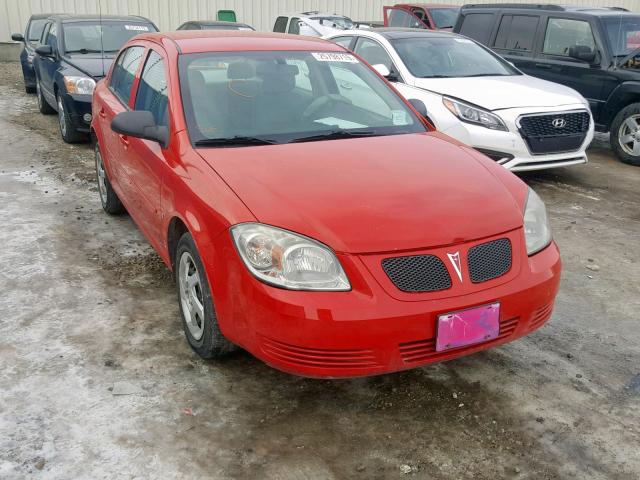 1G2AJ55F487154231 - 2008 PONTIAC G5 RED photo 1