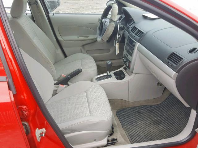 1G2AJ55F487154231 - 2008 PONTIAC G5 RED photo 5