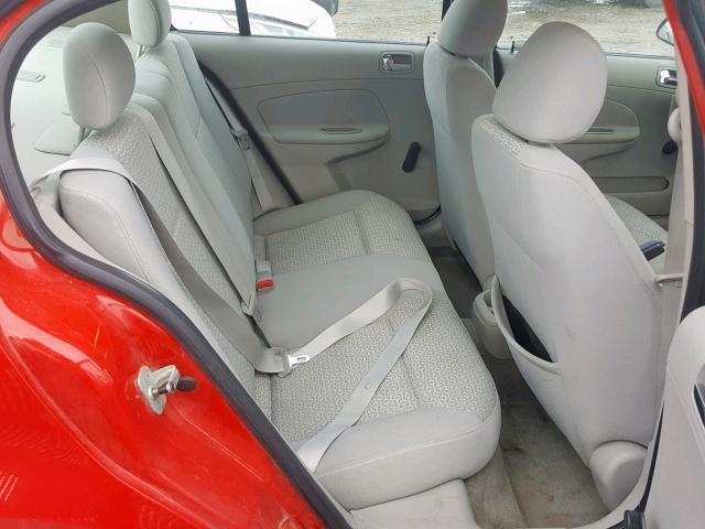 1G2AJ55F487154231 - 2008 PONTIAC G5 RED photo 6
