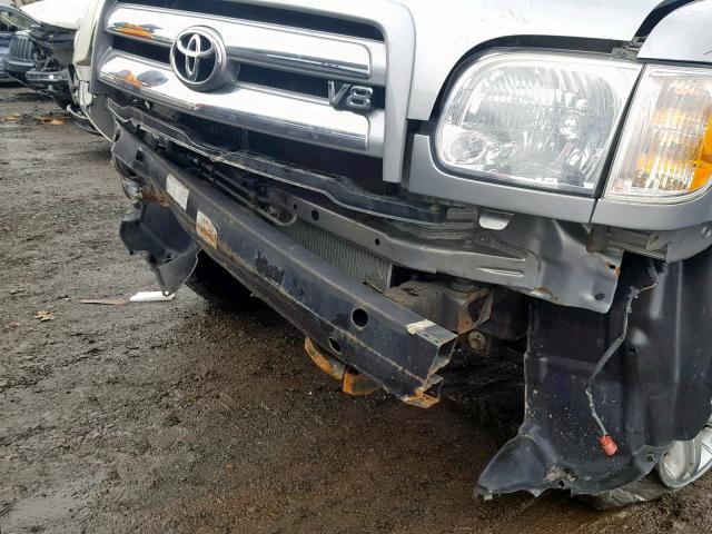 5TBDT44106S532799 - 2006 TOYOTA TUNDRA DOU GRAY photo 9