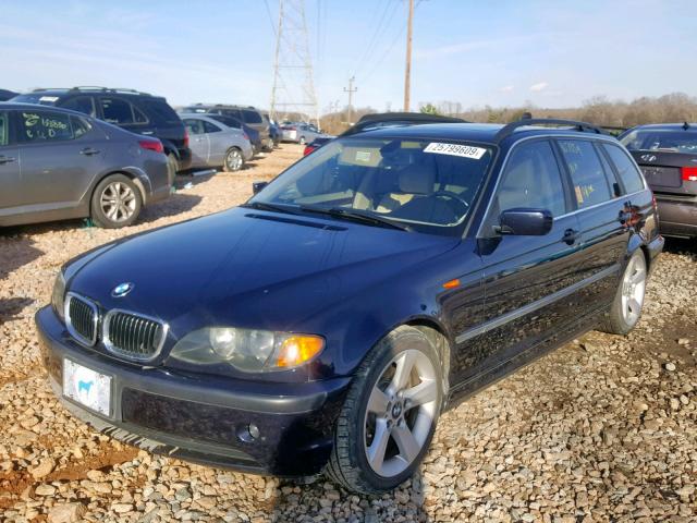 WBAAX13464PJ00974 - 2004 BMW 325 IT SUL BLUE photo 2