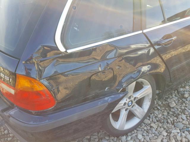 WBAAX13464PJ00974 - 2004 BMW 325 IT SUL BLUE photo 9